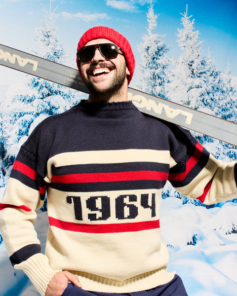 Retro Ski Guernsey Jumper