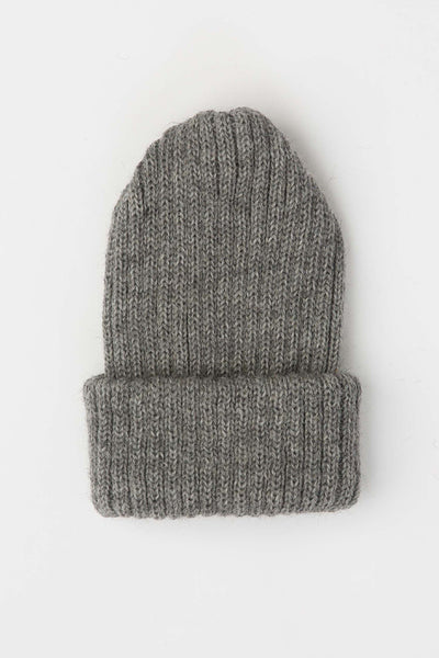 Mid Grey Knitted Beanie