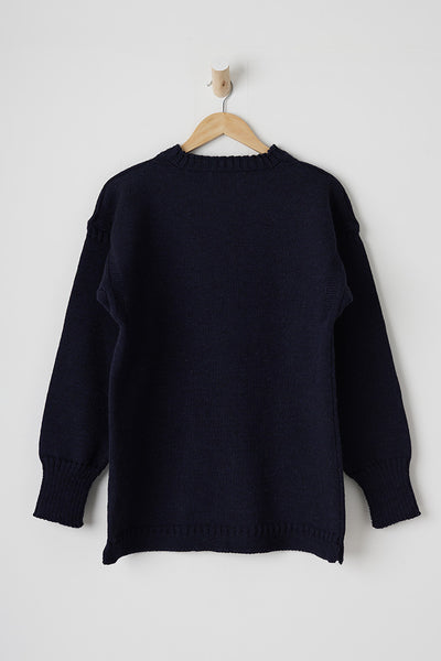 Navy Blue Rocquaine Guernsey Jumper