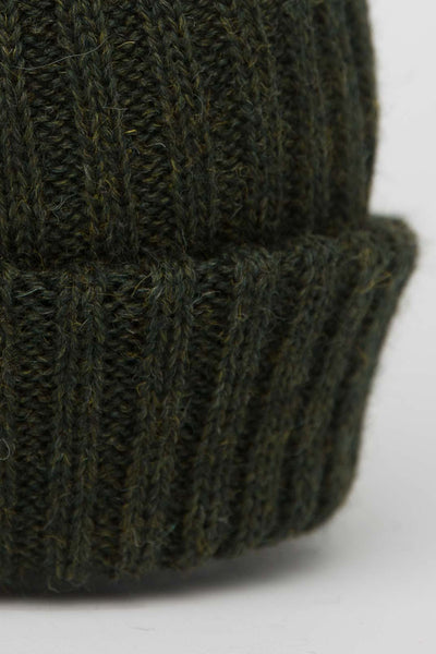 Loden Green Knitted Beanie