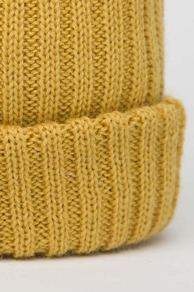 Mustard Yellow Knitted Beanie