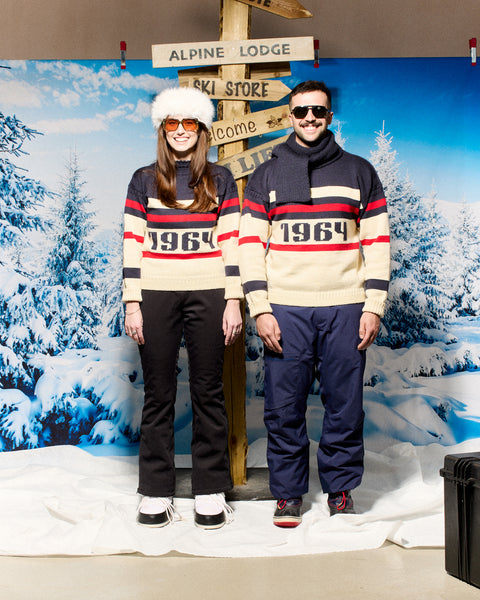 Retro Ski Guernsey Jumper