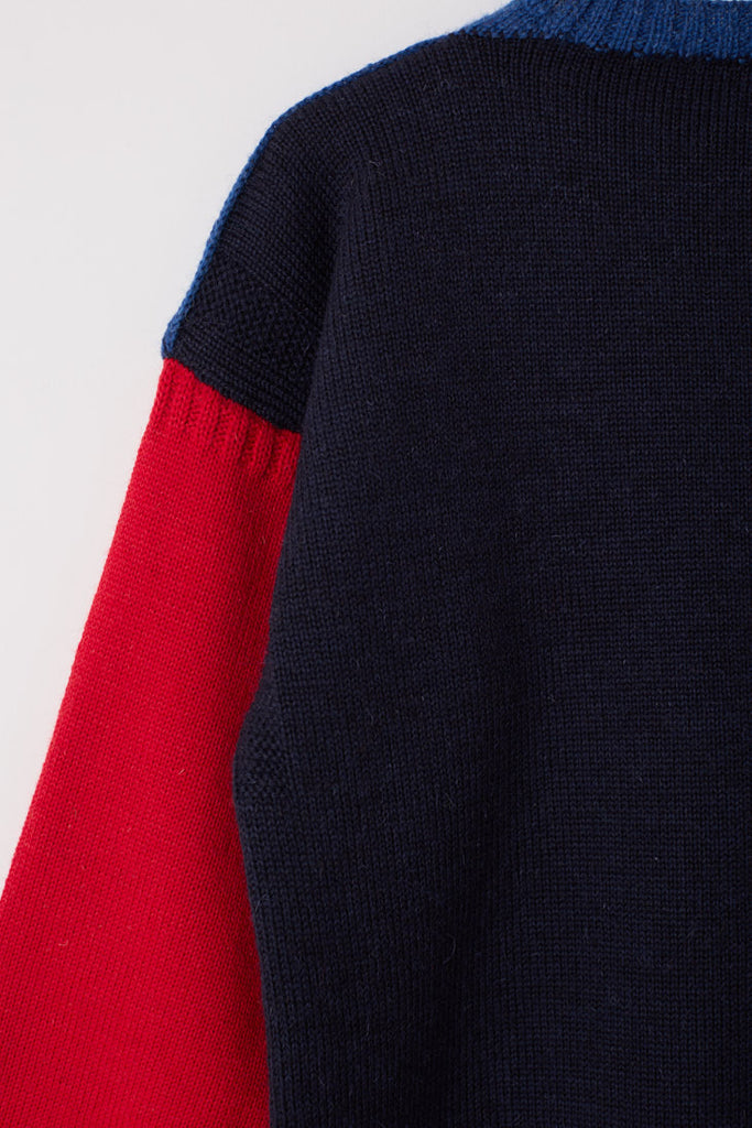 Block Colour Traditional Guernsey Jumper