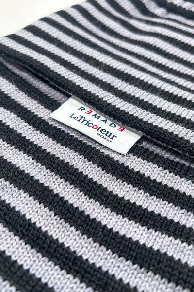 Fog & Black stripe with Fog hot water bottle cover