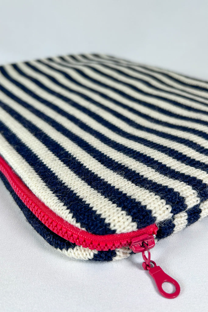 Navy & Aran striped 14" Laptop Case