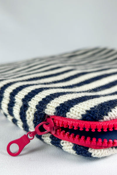 Navy & Aran striped 14" Laptop Case