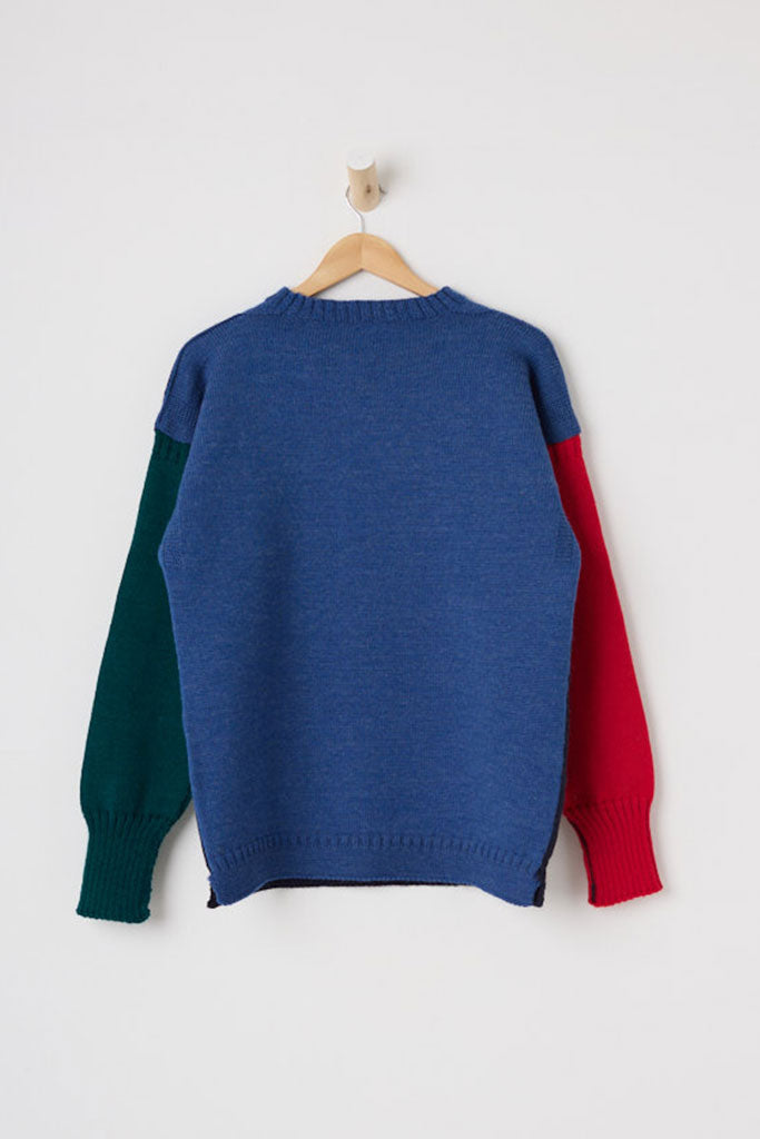 Block Colour Traditional Guernsey Jumper