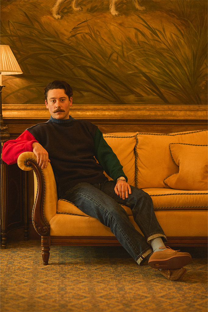 Block Colour Traditional Guernsey Jumper