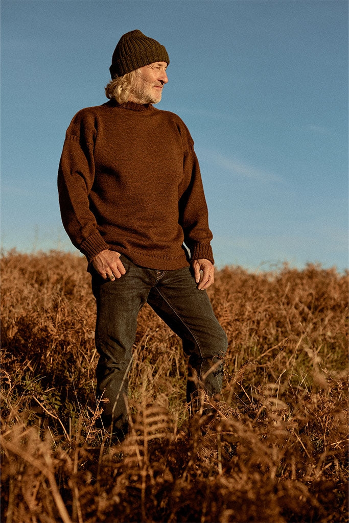 Sable Traditional Guernsey Jumper