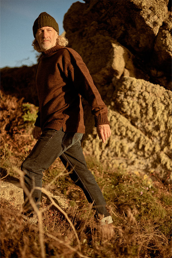 Sable Traditional Guernsey Jumper