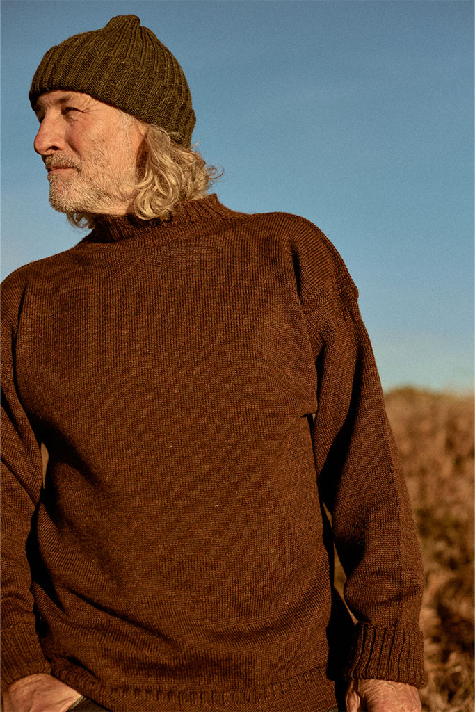 Sable Traditional Guernsey Jumper