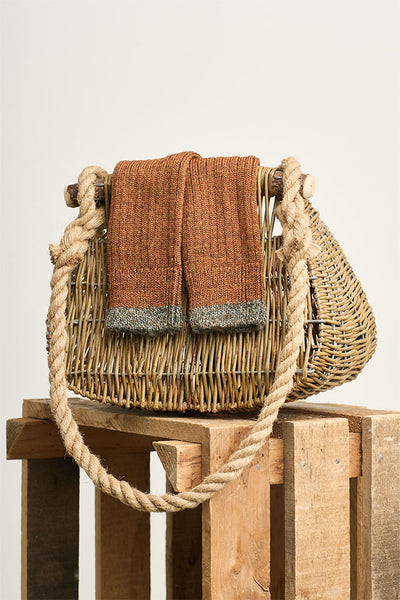 Cinnamon Brown hiking sock