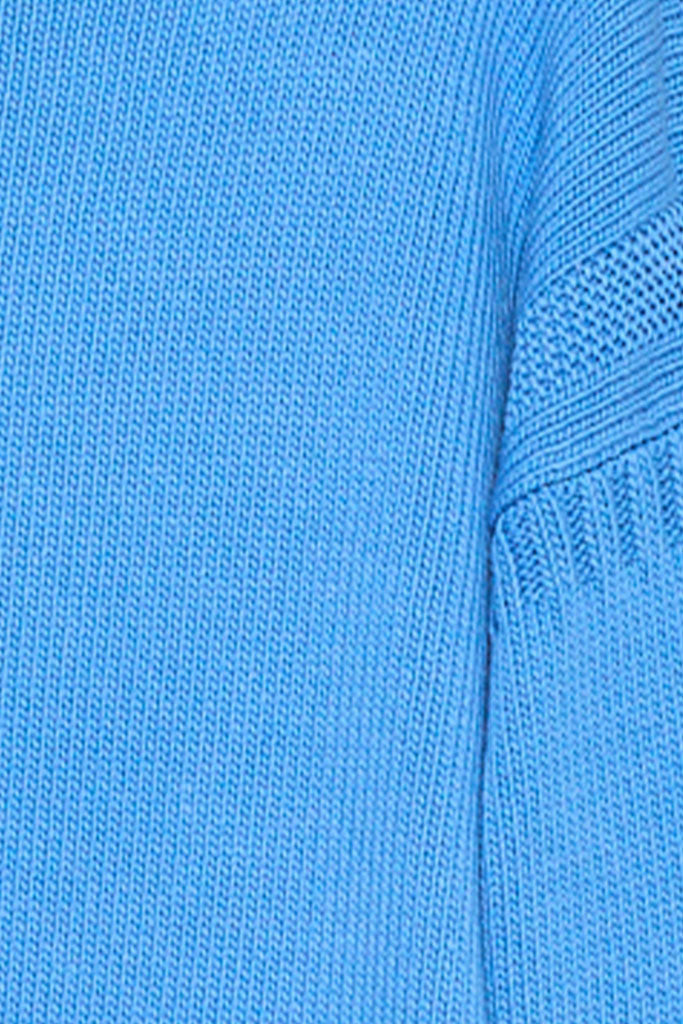 Cornflower Cotton Guernsey Jumper