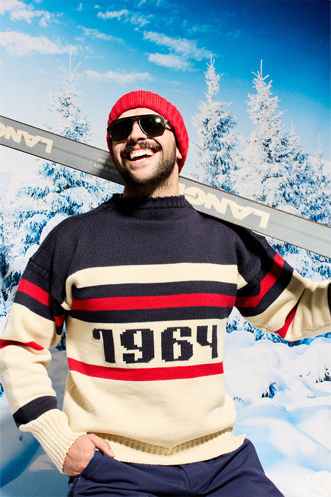 Retro Ski Guernsey Jumper