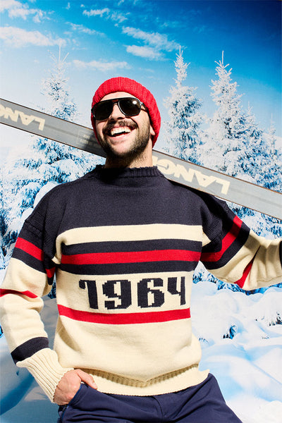 Retro Ski Guernsey Jumper