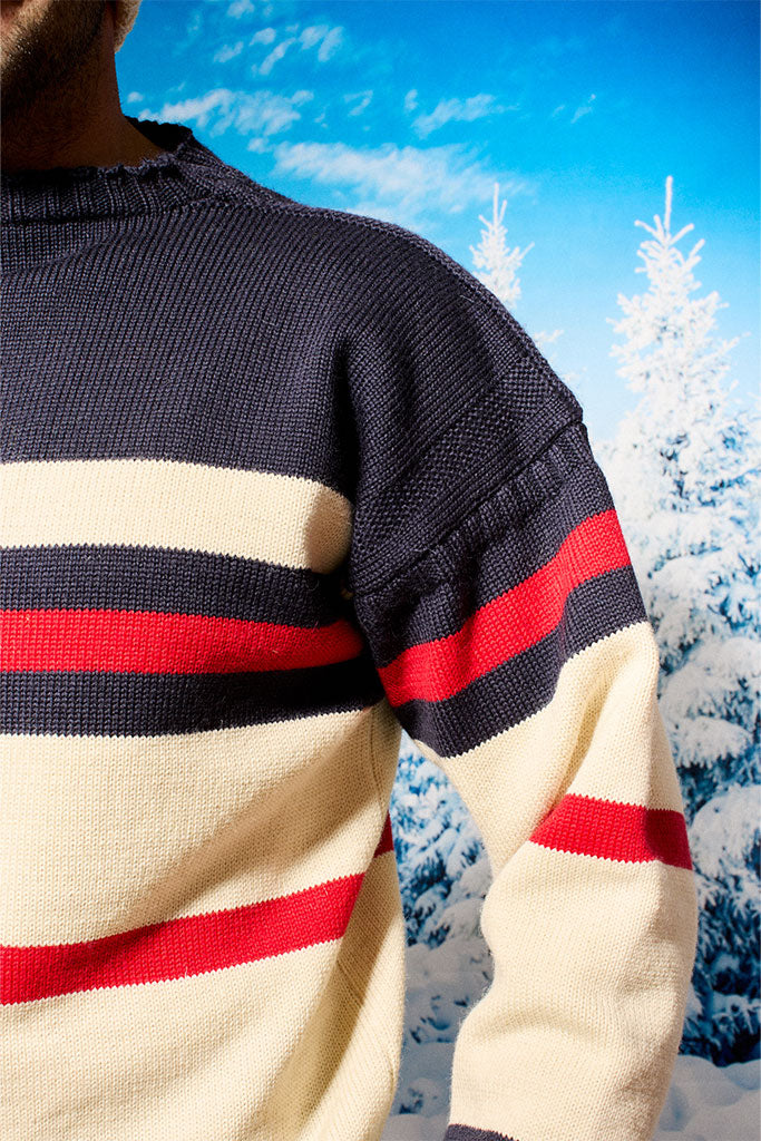 Retro Ski Guernsey Jumper
