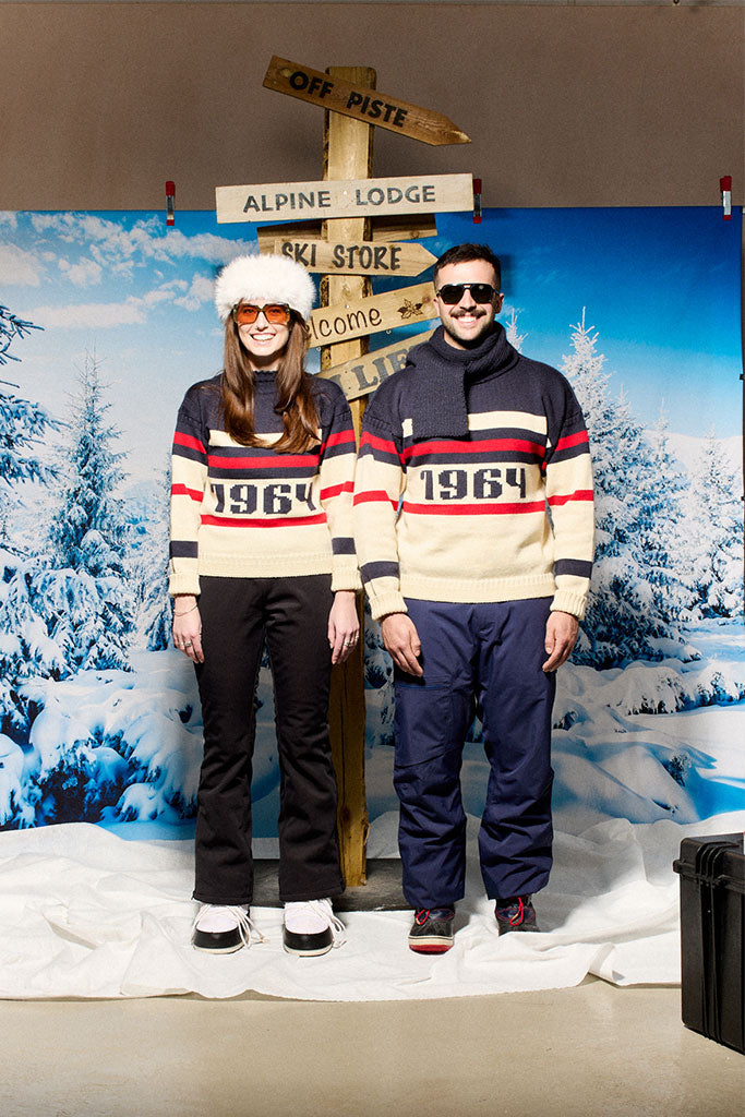 Retro Ski Guernsey Jumper