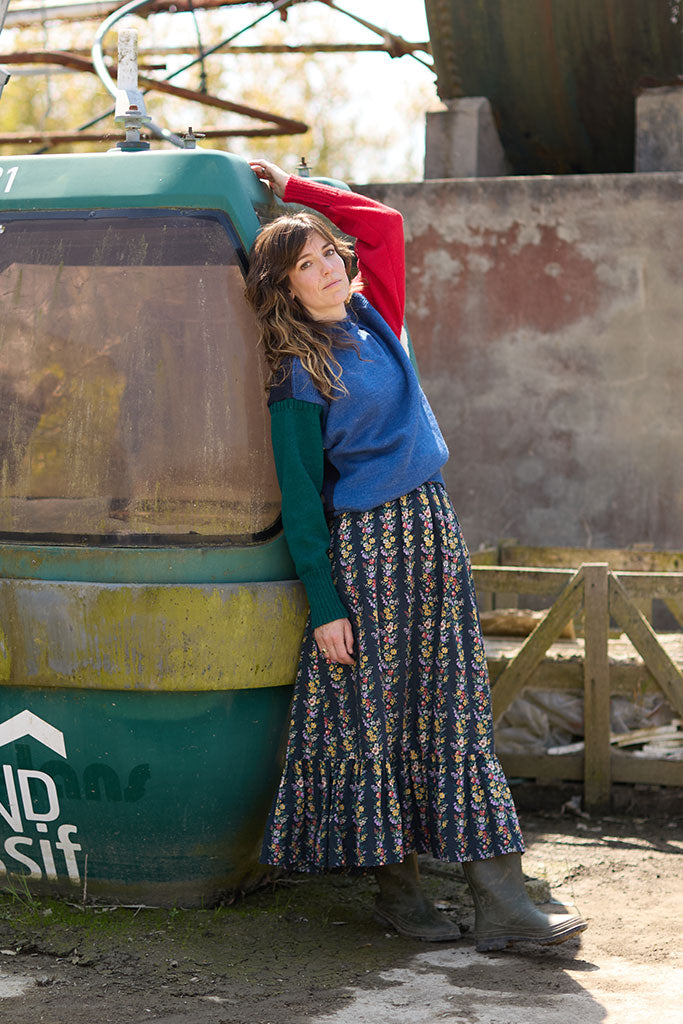 Block Colour Traditional Guernsey Jumper