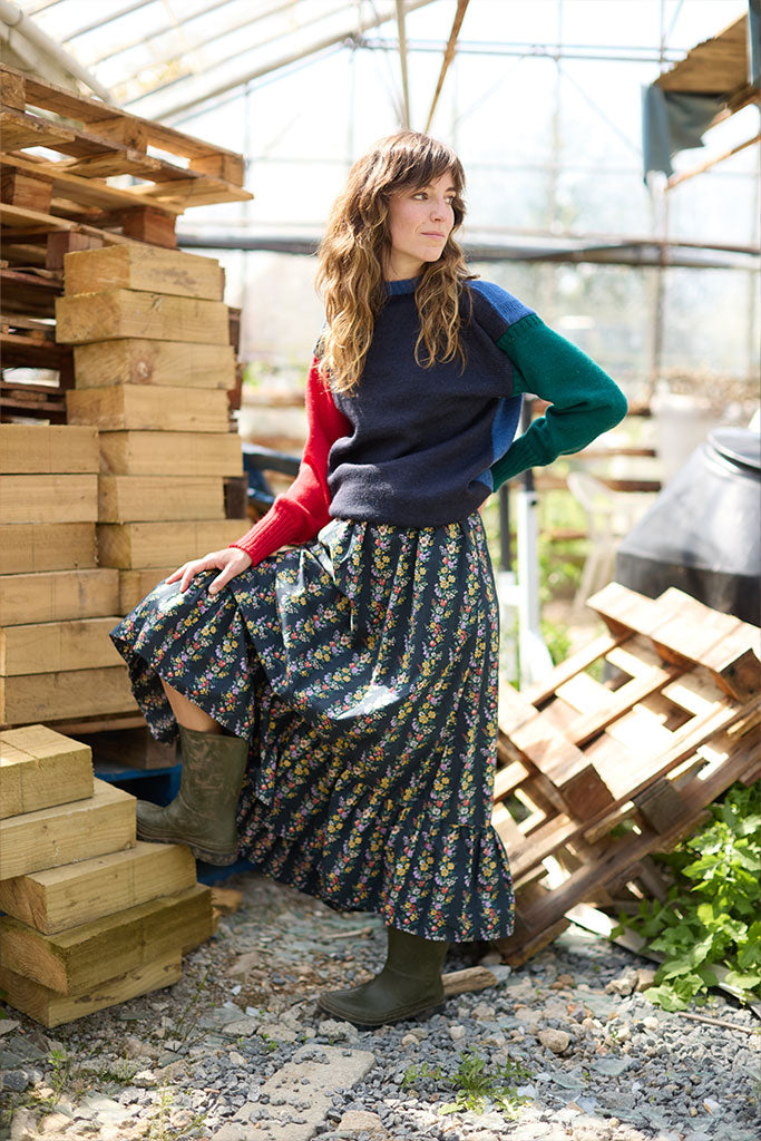 Block Colour Traditional Guernsey Jumper
