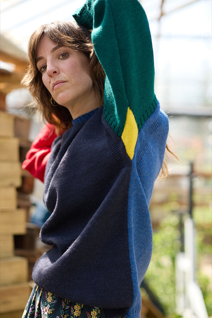 Block Colour Traditional Guernsey Jumper