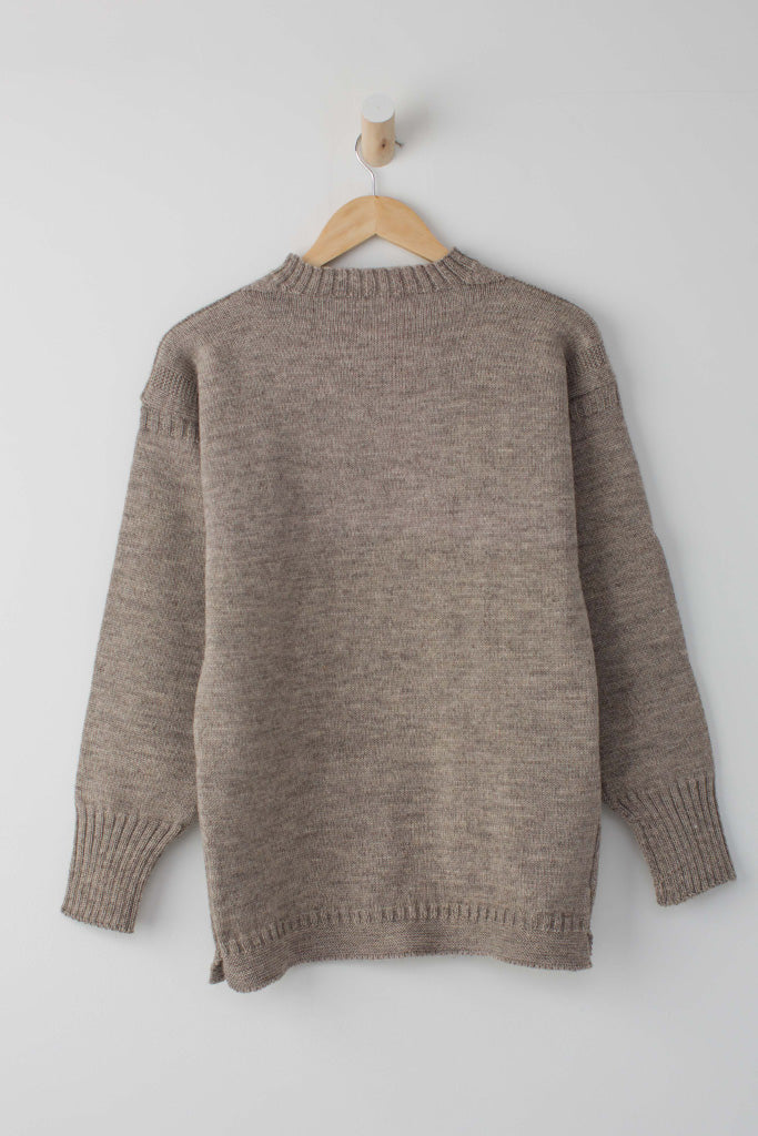 Le Tricoteur Premium Cropped Guernsey: Black — Cottage Industry