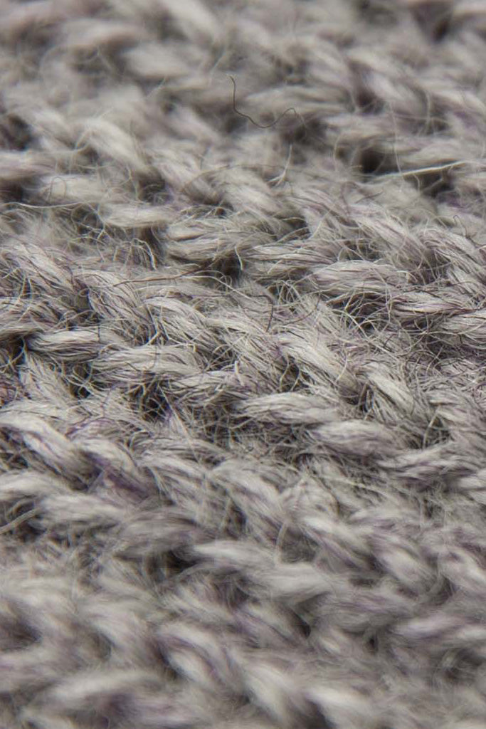 Light Grey Knitted Scarf