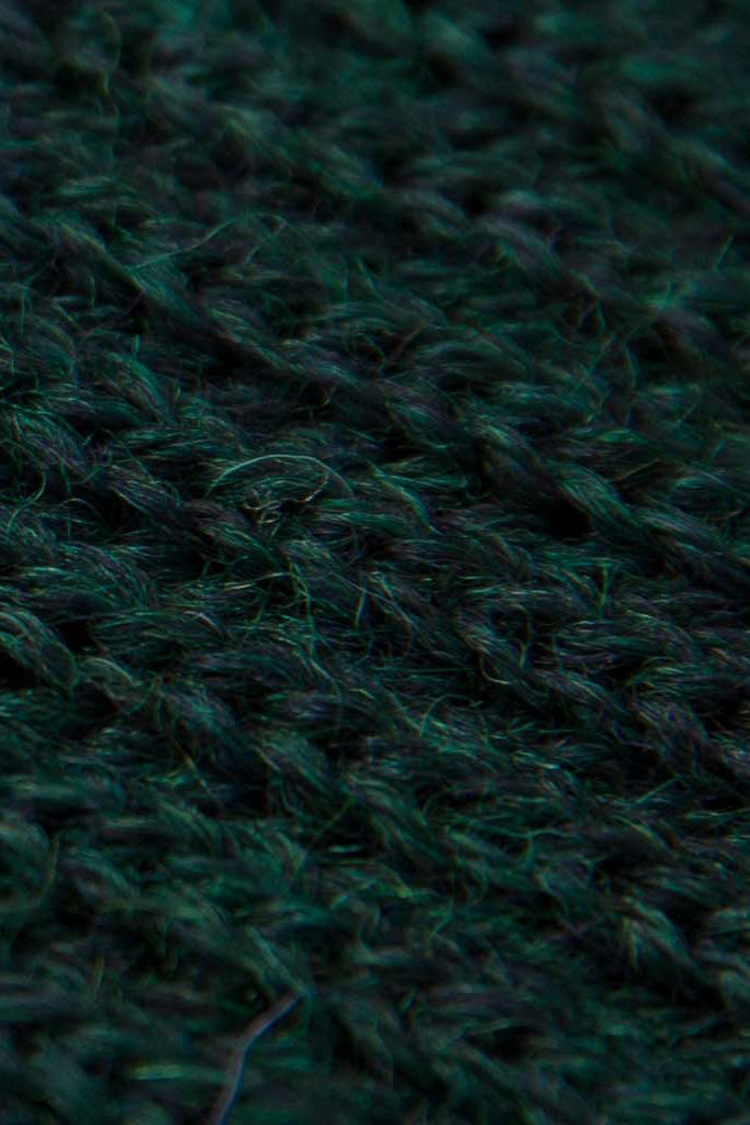 Dark Green Knitted Scarf