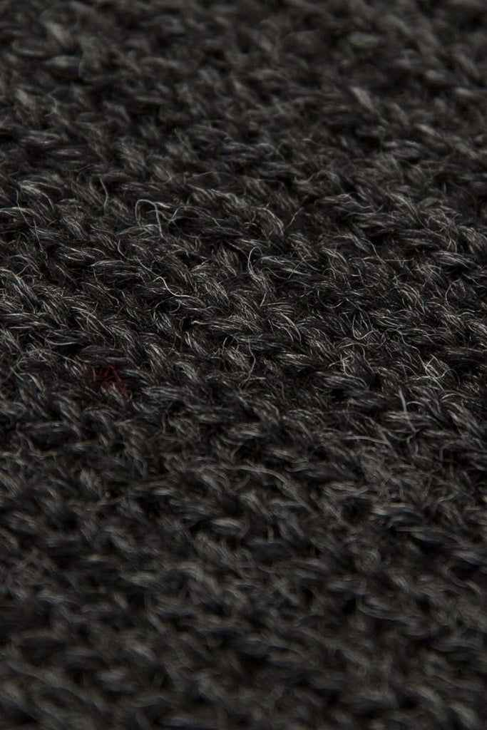 Dark Grey Knitted Scarf